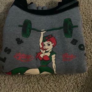 Barbells & bombshells sweater